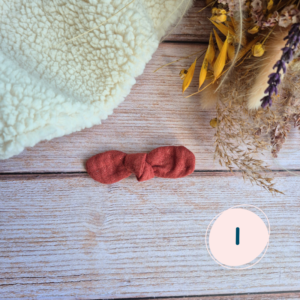 Mini Barrette Rose Rouge