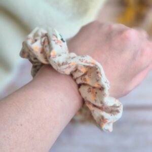 Chouchou Fleurs oranges