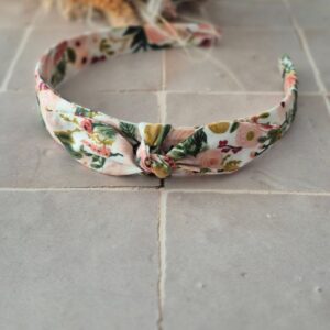 Serre-tête Jardin anglais rose