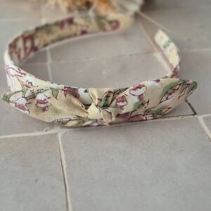 Serre-tête Indien jaune et rose