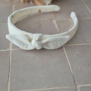 Serre-tête Cœurs dorés