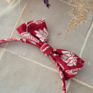 Serre-tête fin Indien rouge