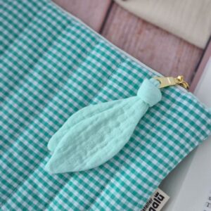 Cadeaux de fin d&rsquo;année – Pochette vichy vert